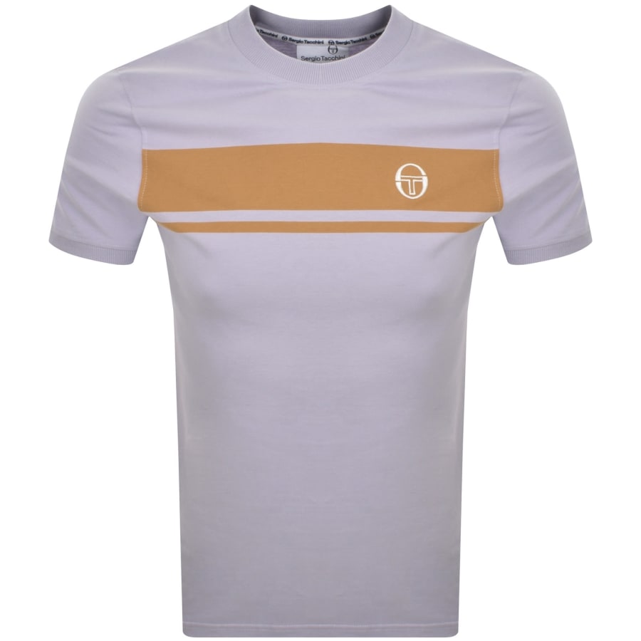 Sergio Tacchini Grello T シャツ マリタイム ブルー Sergio Tacchini Grello T-Shirt - Maritime Blue/White - Tops